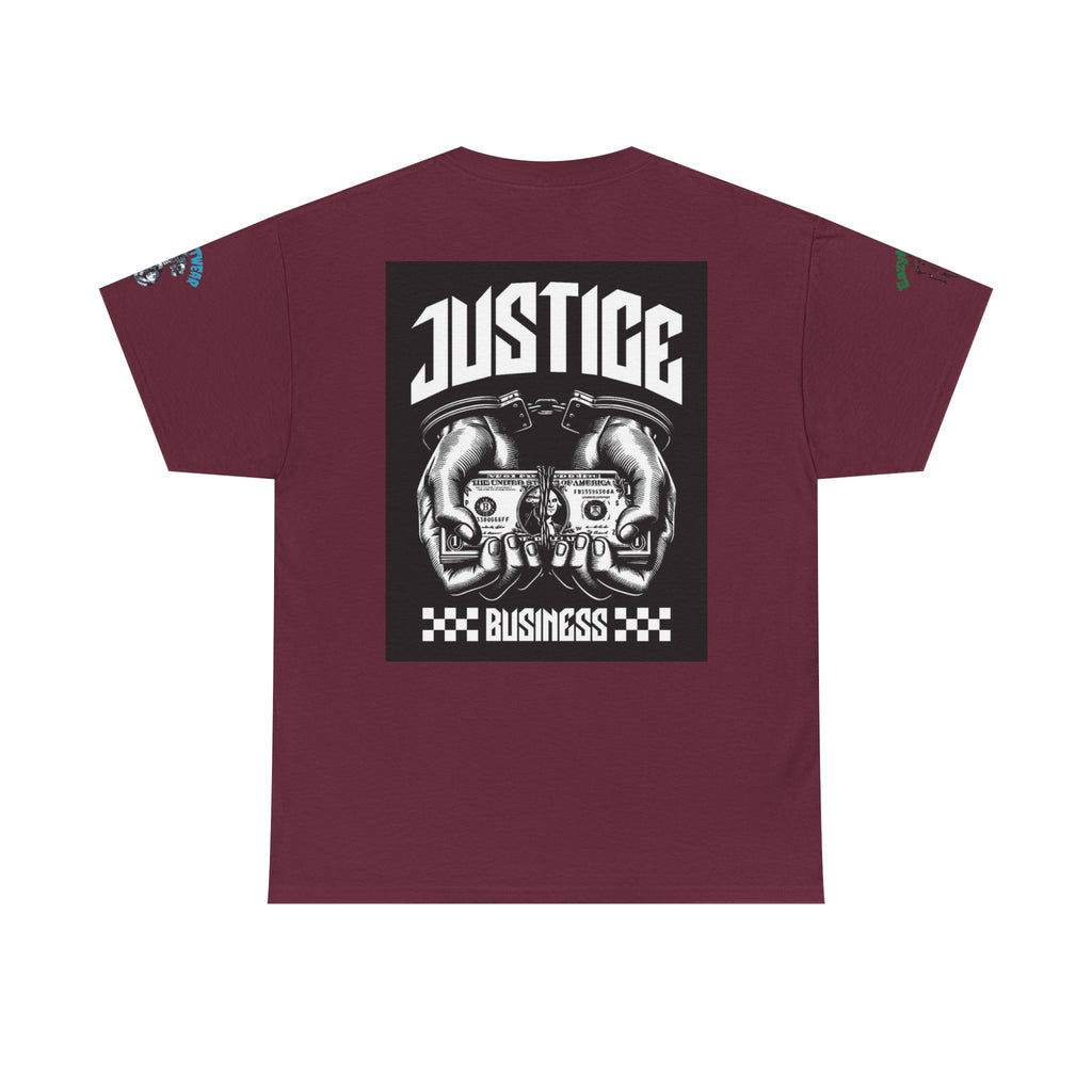 T-Shirt StreetWear X EazyMoney— Justice Business Graphic Tee (Hands Holding Cash)
