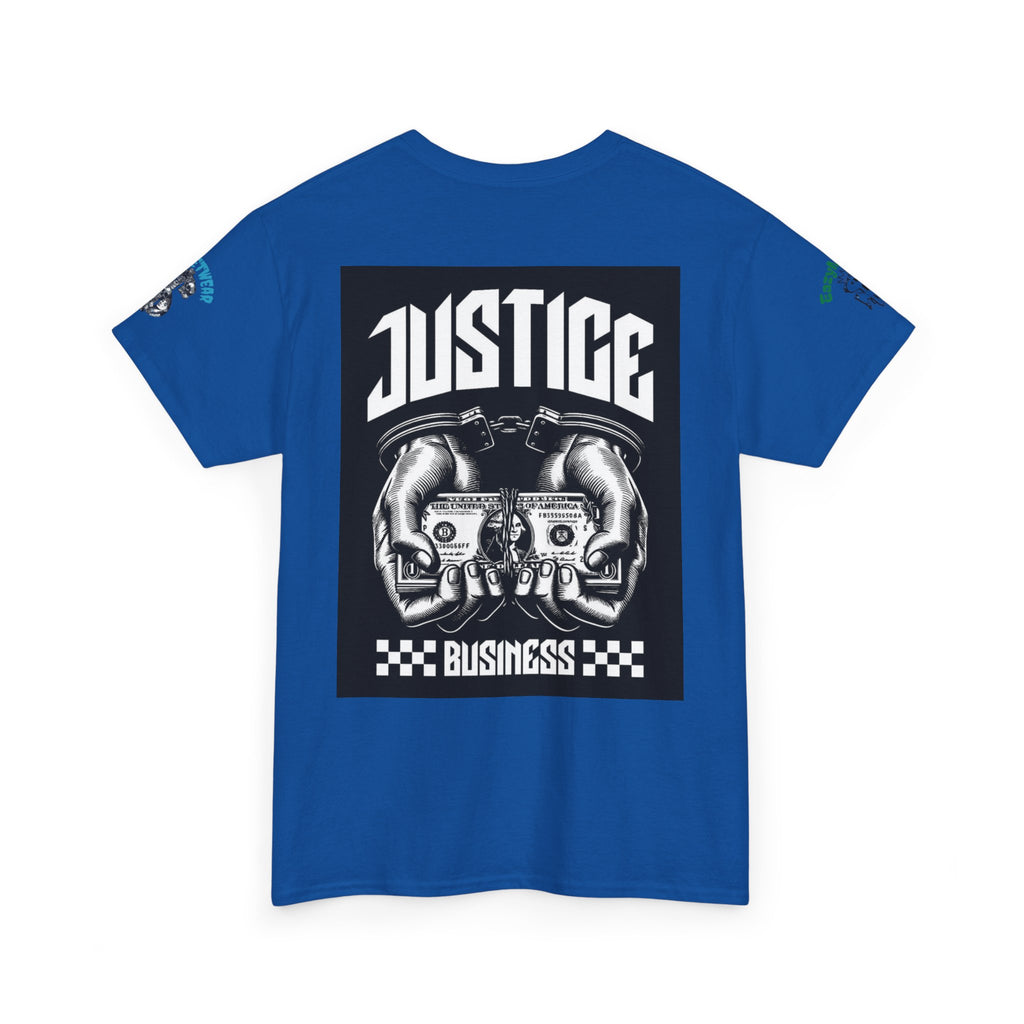 T-Shirt StreetWear X EazyMoney— Justice Business Graphic Tee (Hands Holding Cash)