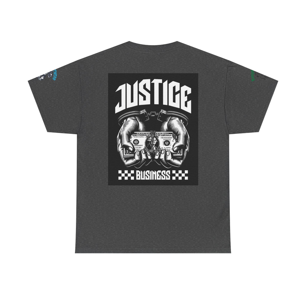 T-Shirt StreetWear X EazyMoney— Justice Business Graphic Tee (Hands Holding Cash)