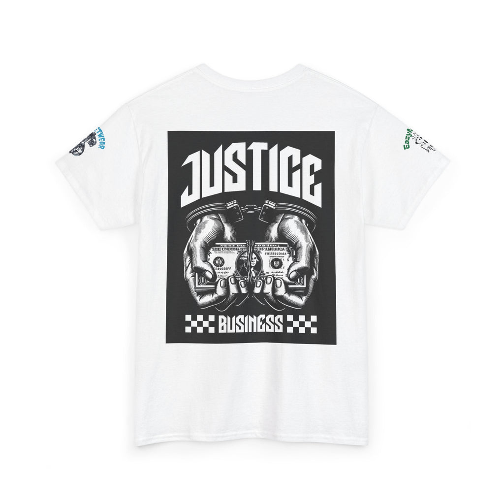 T-Shirt StreetWear X EazyMoney— Justice Business Graphic Tee (Hands Holding Cash)