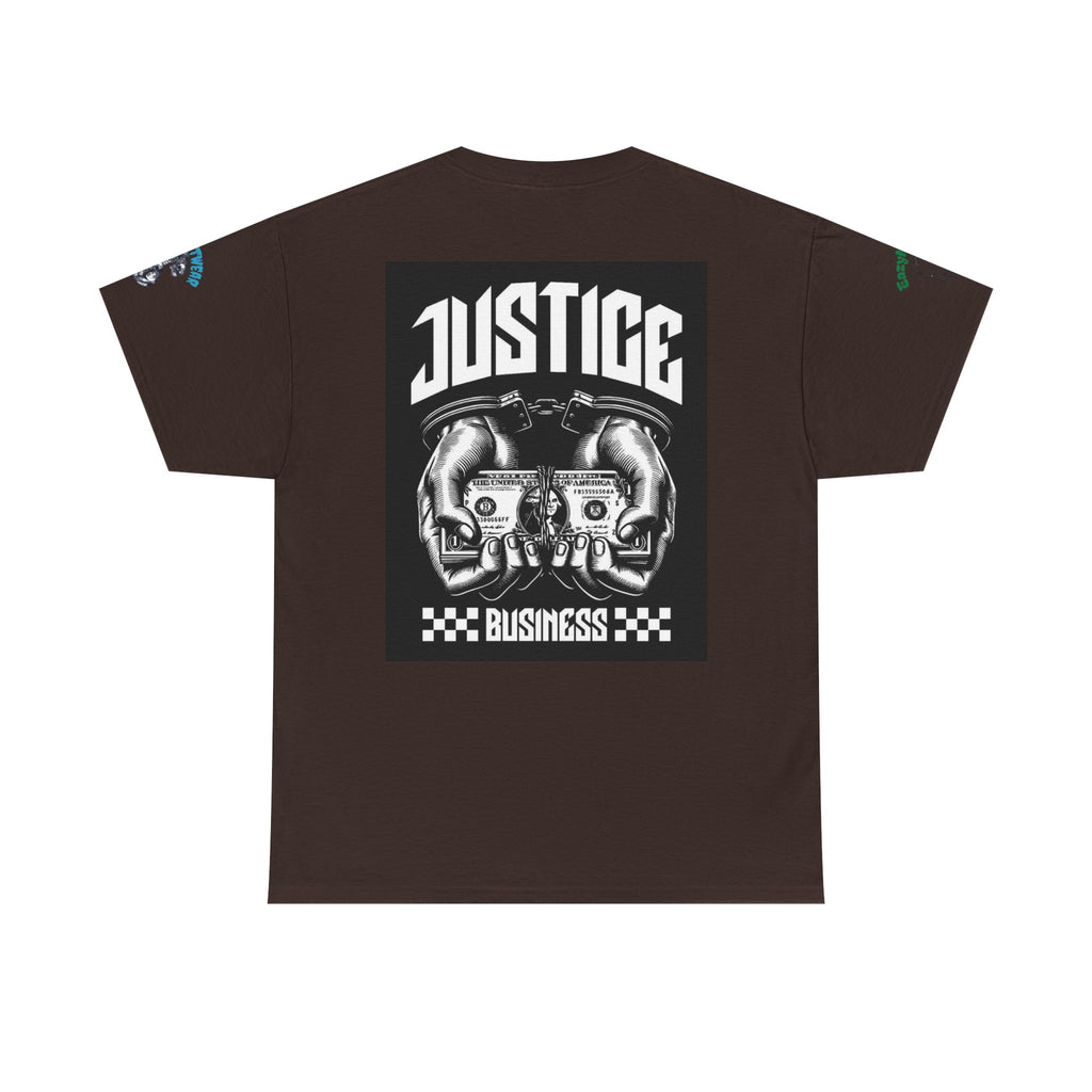 T-Shirt StreetWear X EazyMoney— Justice Business Graphic Tee (Hands Holding Cash)