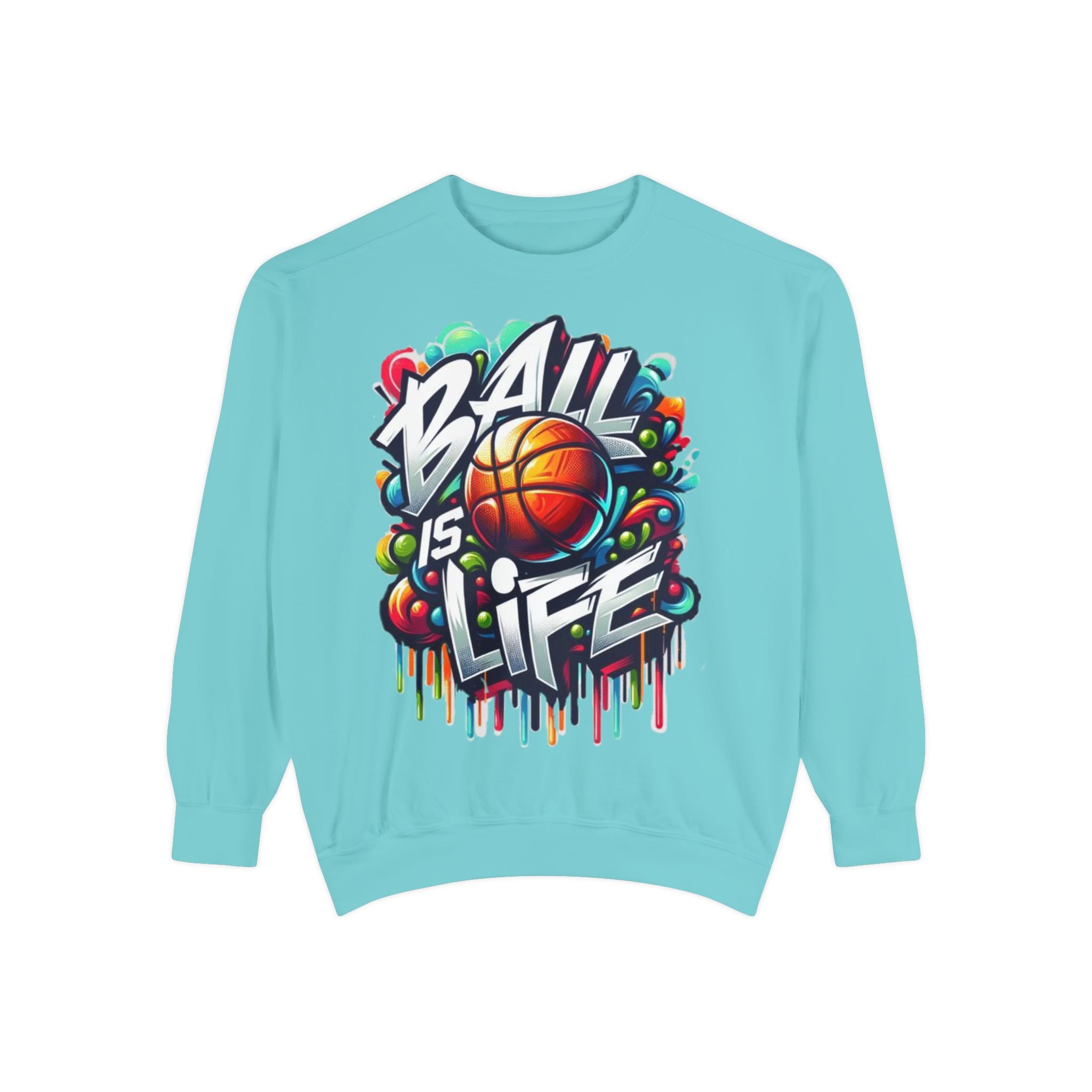 Basketball "Ball Is Life" Sweatshirt — Graphic Sports Crewneck