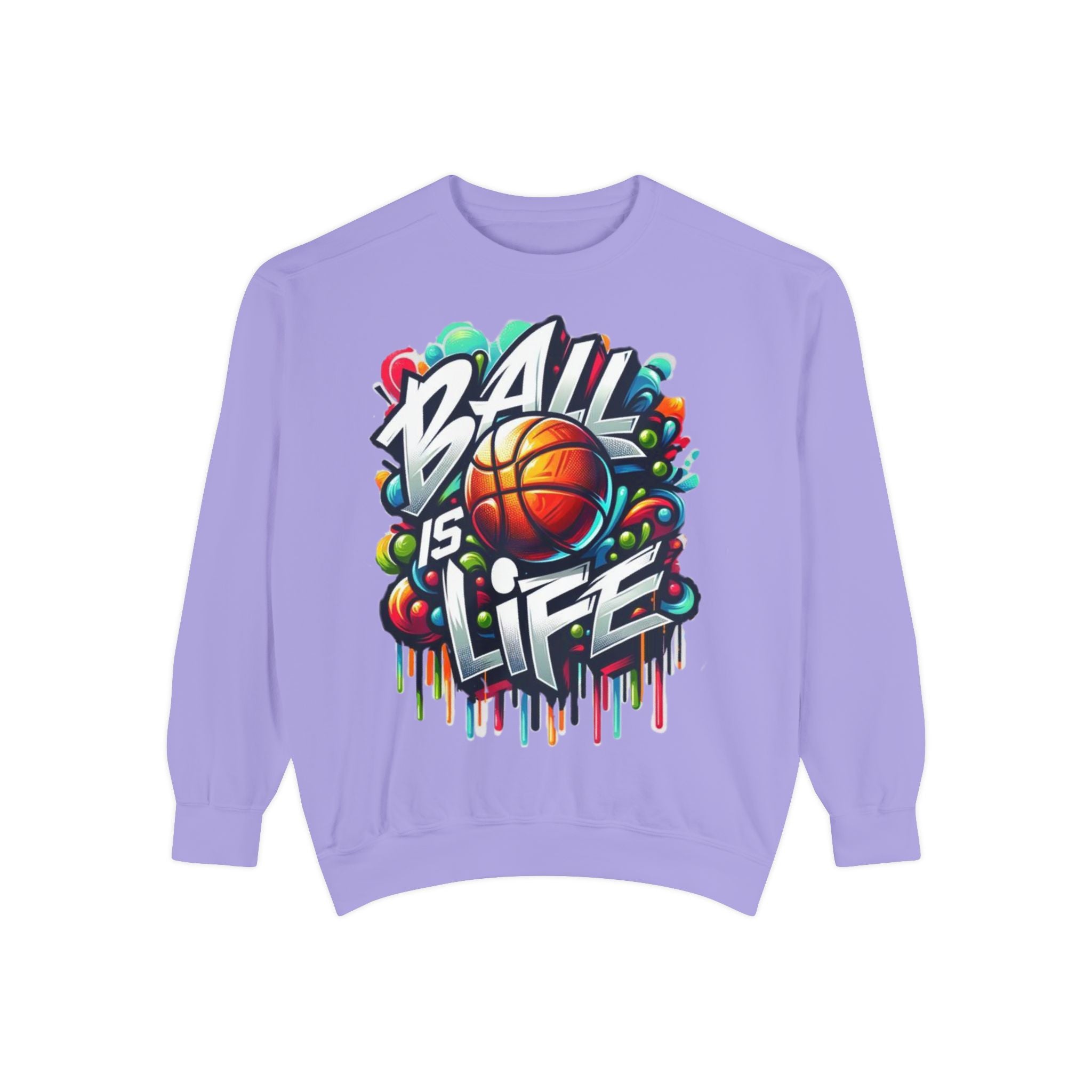 Basketball "Ball Is Life" Sweatshirt — Graphic Sports Crewneck
