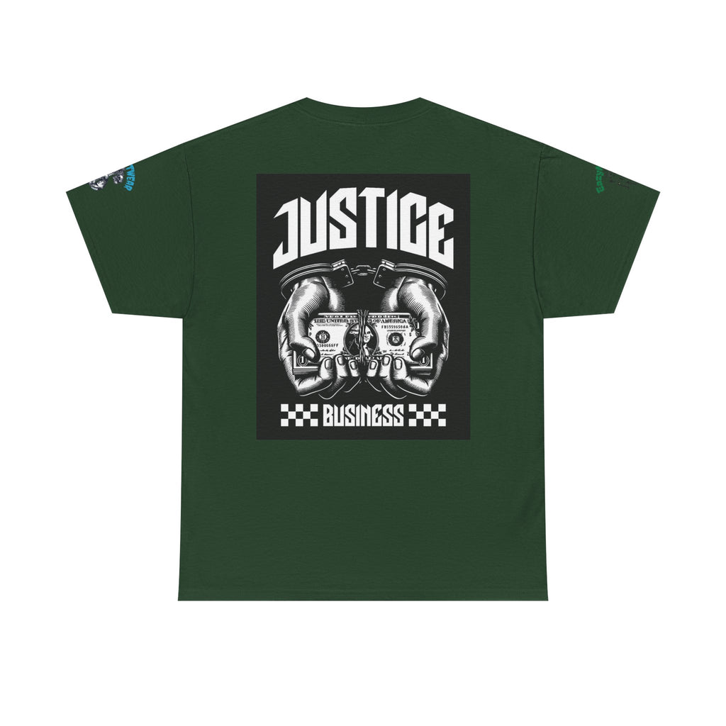 T-Shirt StreetWear X EazyMoney— Justice Business Graphic Tee (Hands Holding Cash)