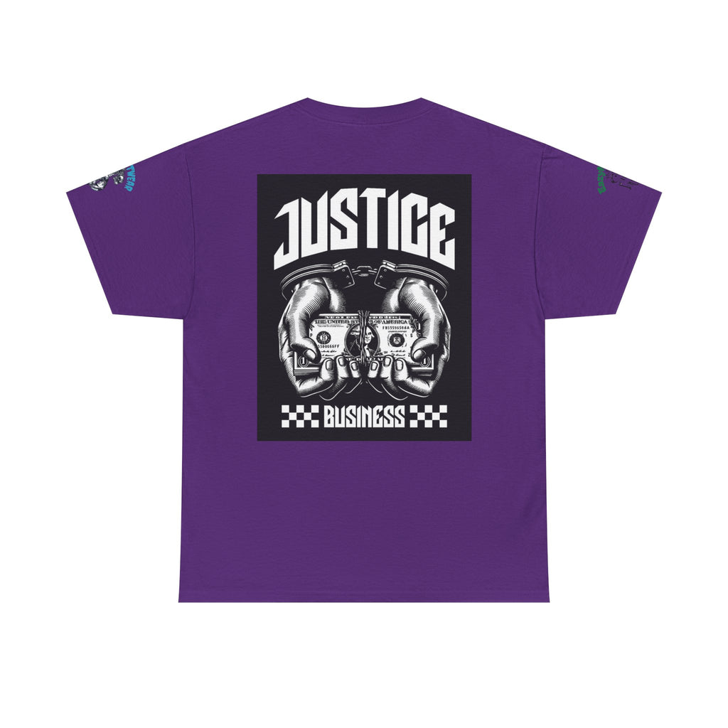 T-Shirt StreetWear X EazyMoney— Justice Business Graphic Tee (Hands Holding Cash)