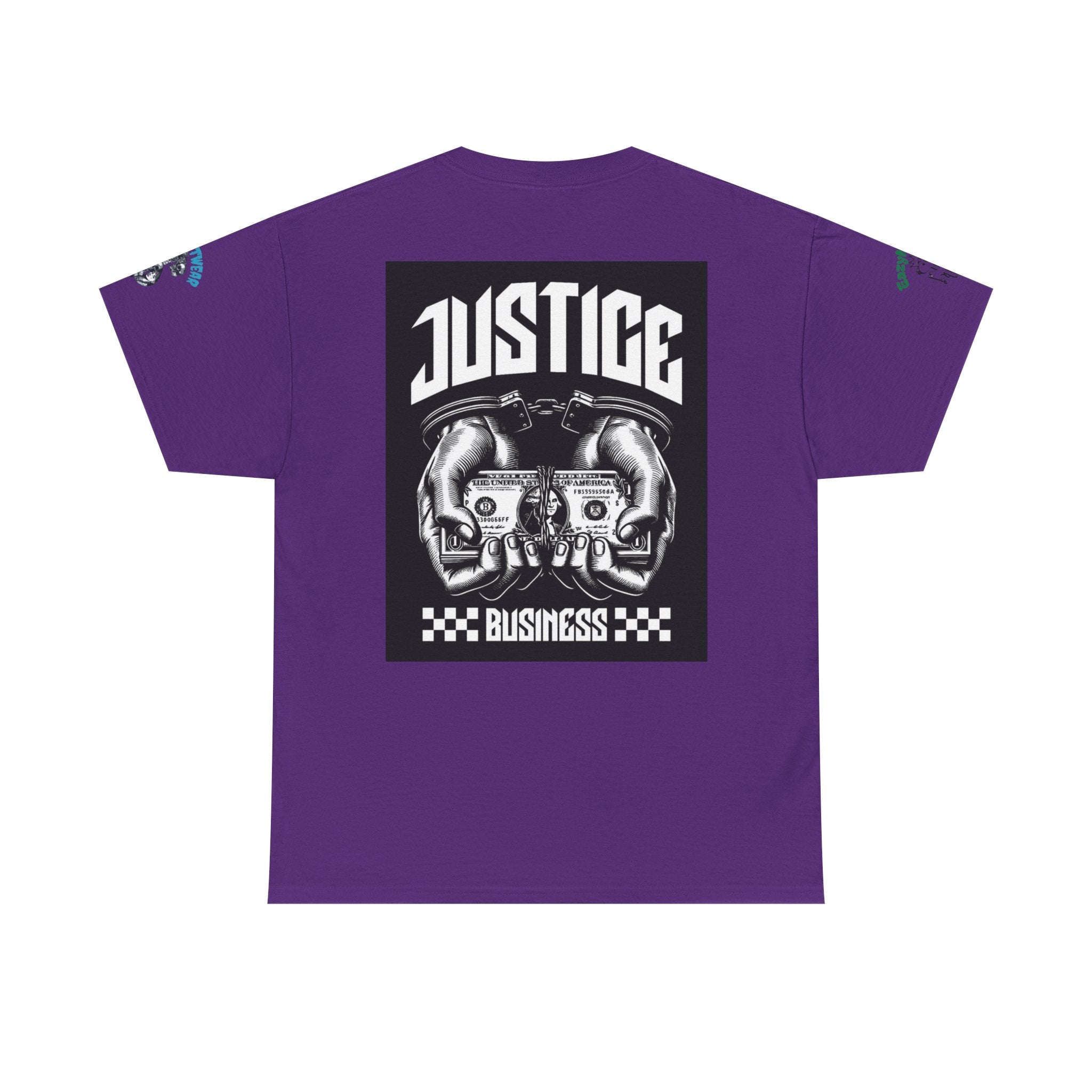 T-Shirt StreetWear X EazyMoney— Justice Business Graphic Tee (Hands Holding Cash)